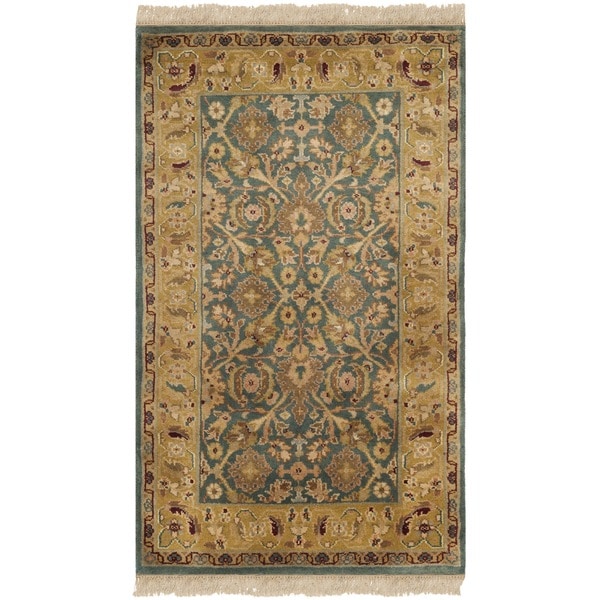 Safavieh Hand knotted Dynasty Green/ Ivory Wool Rug (3' x 5') Safavieh 3x5   4x6 Rugs