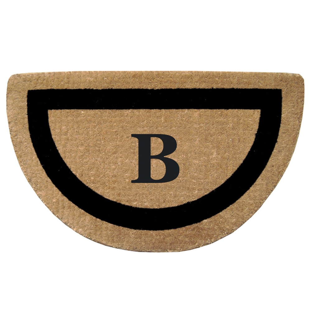 Heavy Duty Coir Monogrammed Frame Door Mat