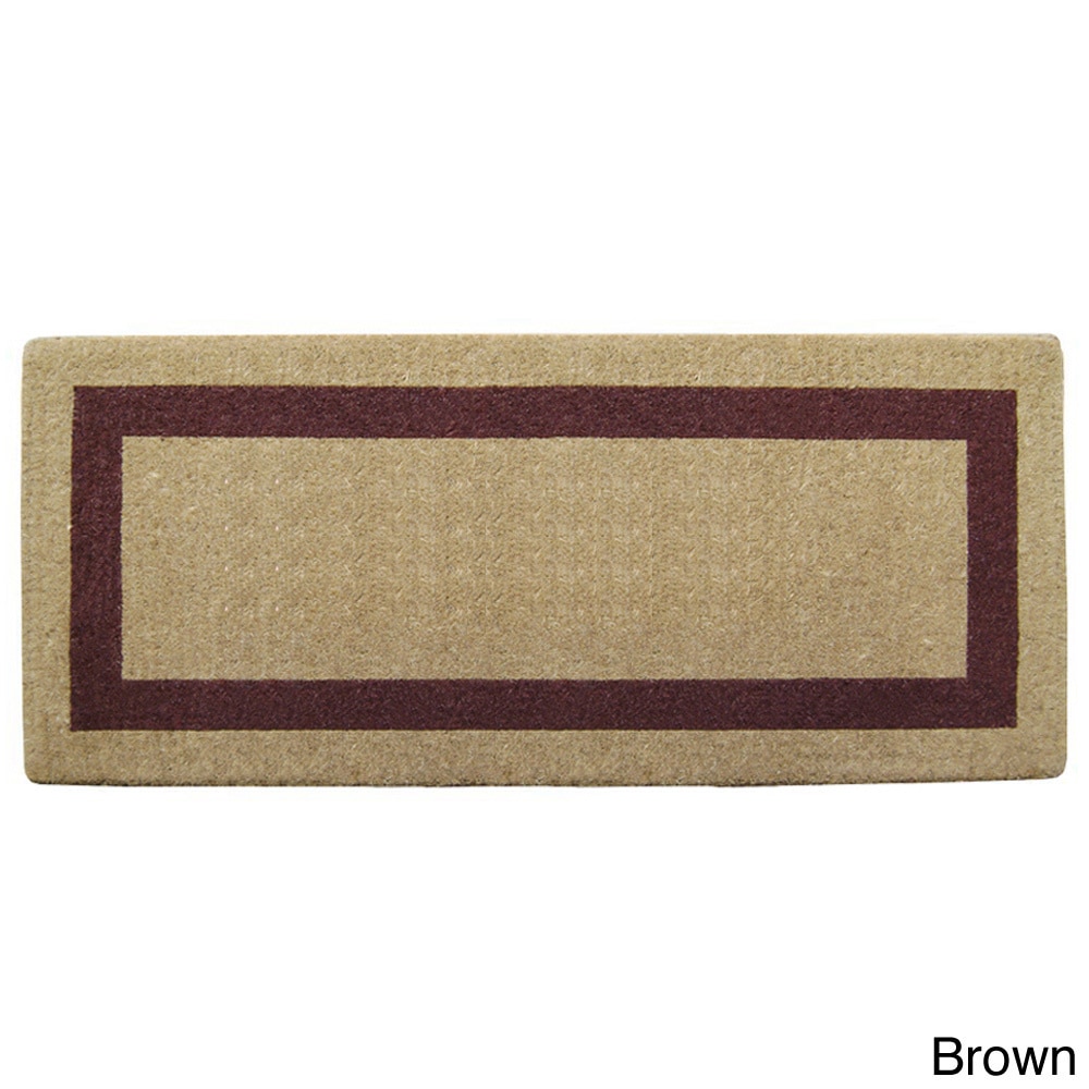 Heavy Duty Coir Single Picture Frame Door Mat