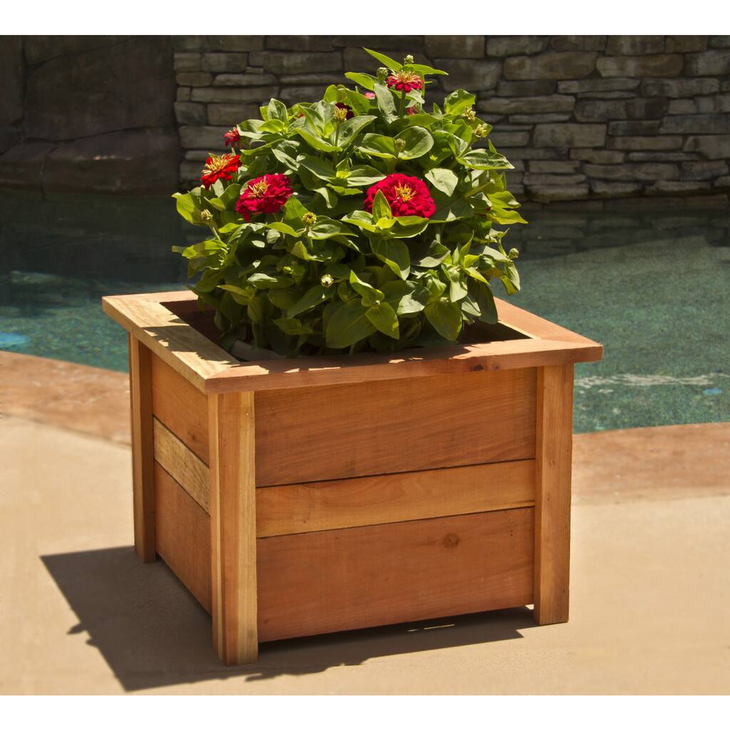 Redwood Planter
