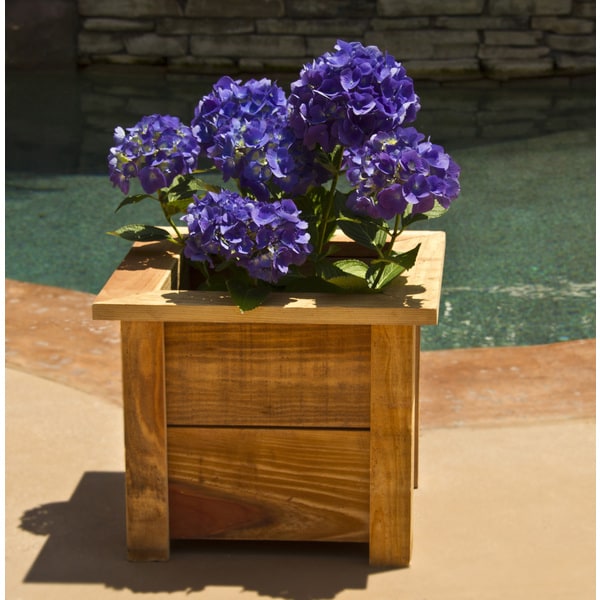 Redwood Planter Planters, Hangers & Stands