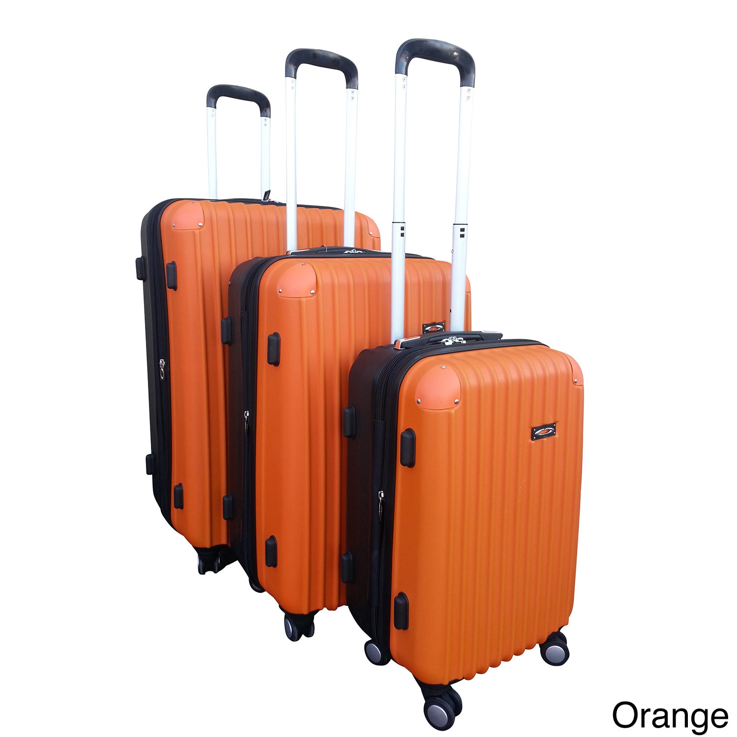 Kemyer Two tone 3 piece Hardside Spinner Luggage Set