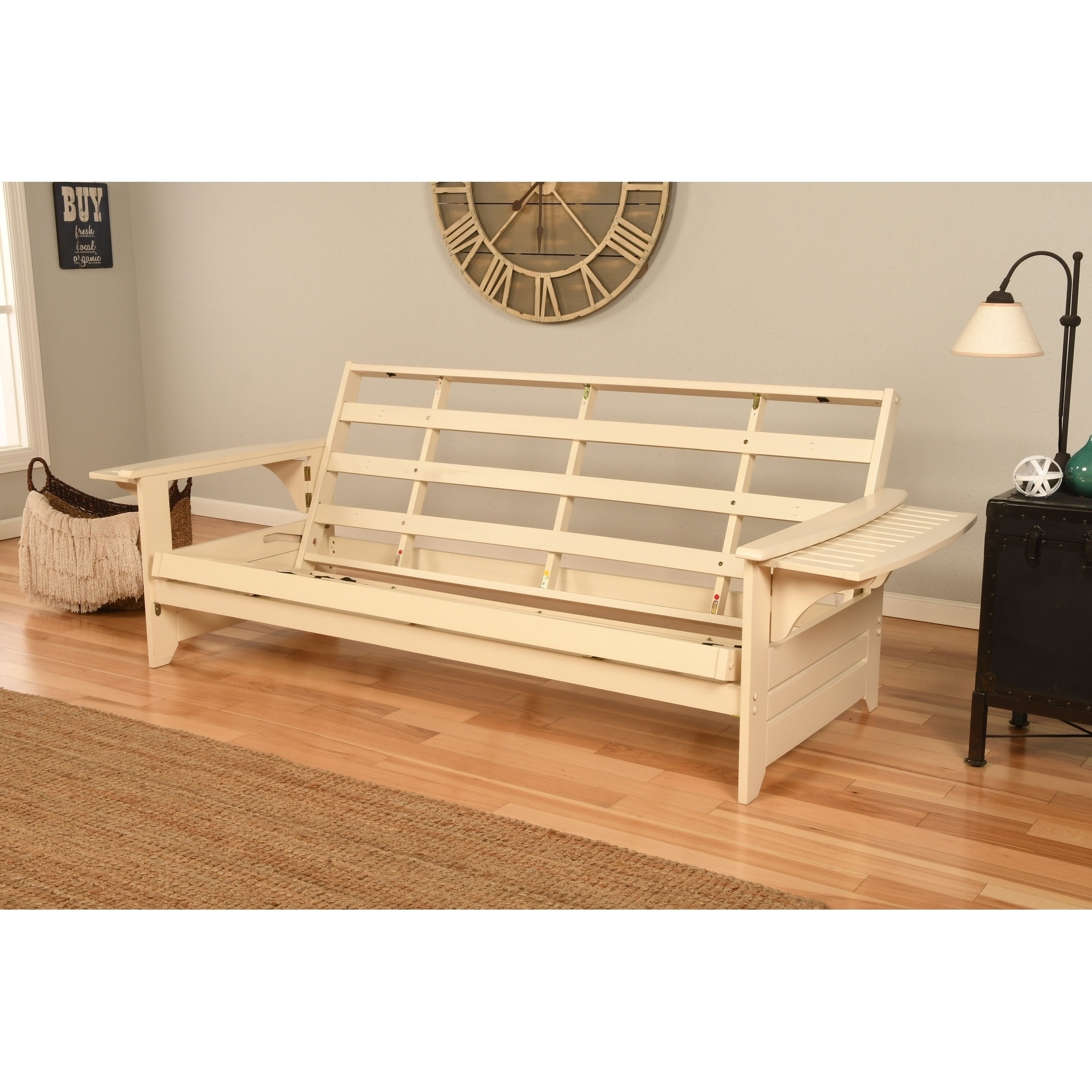 Somette Ali Phonics Multi-Flex Futon Frame in Antique ...