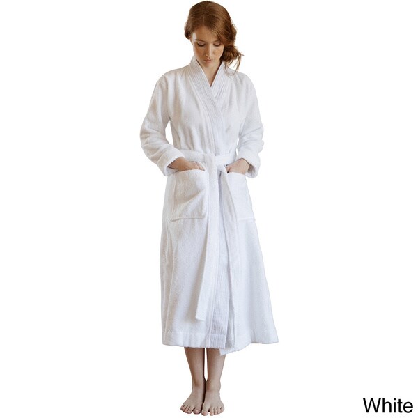 Shop Pleated Hand-woven Turkish Cotton Bath Robe - On Sale - Free ...