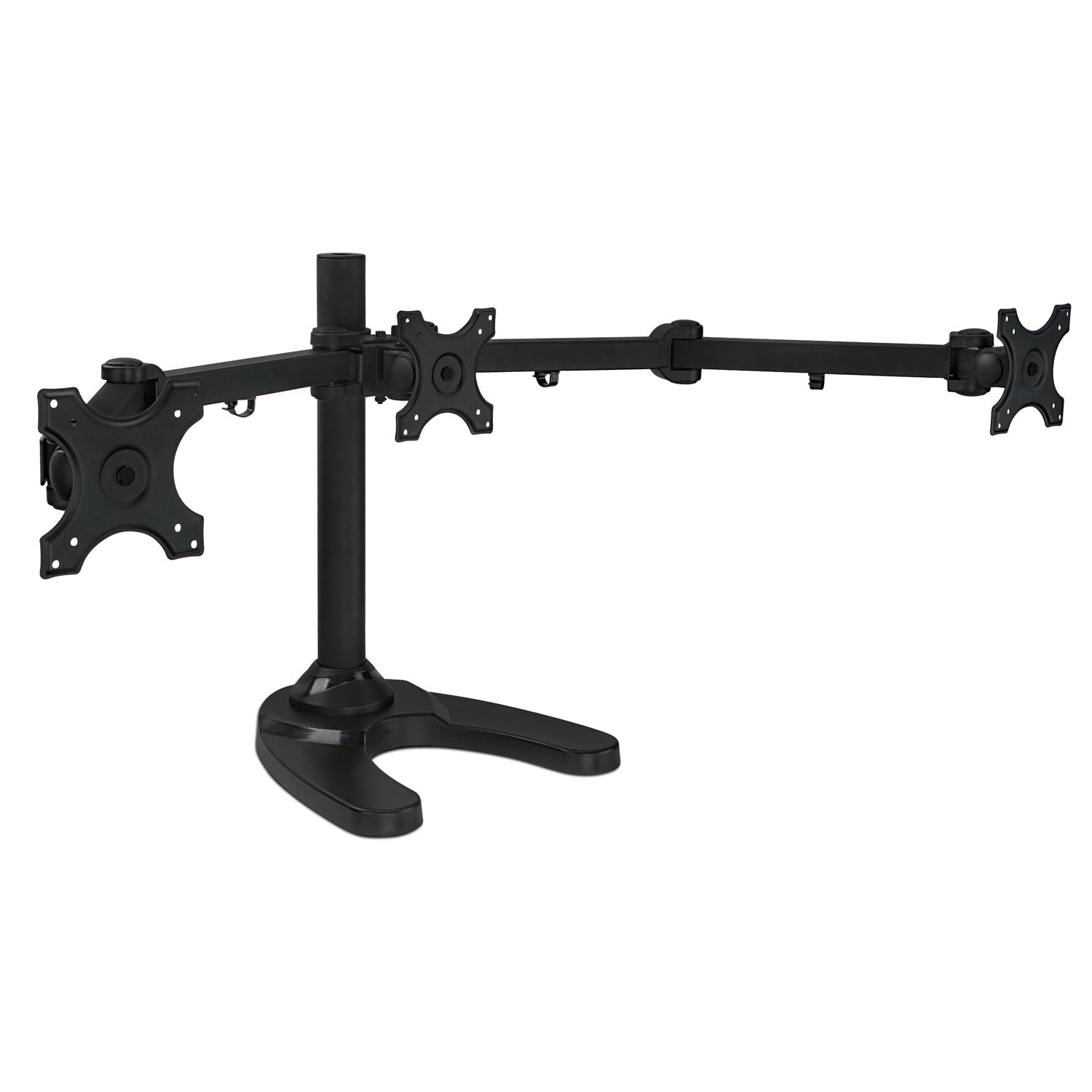 Triple Freestanding Widescreen Monitor Stand