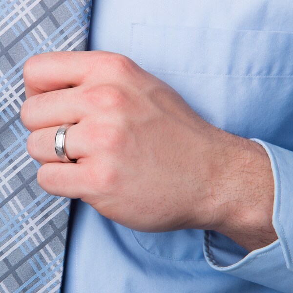 6mm platinum wedding band
