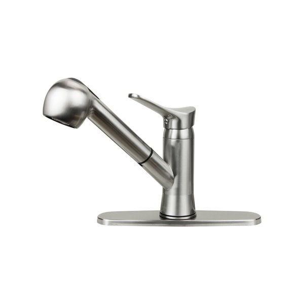 Dyconn Faucet 'Miracle' Brushed Nickel Pull Out Kitchen Faucet Dyconn Faucet Kitchen Faucets