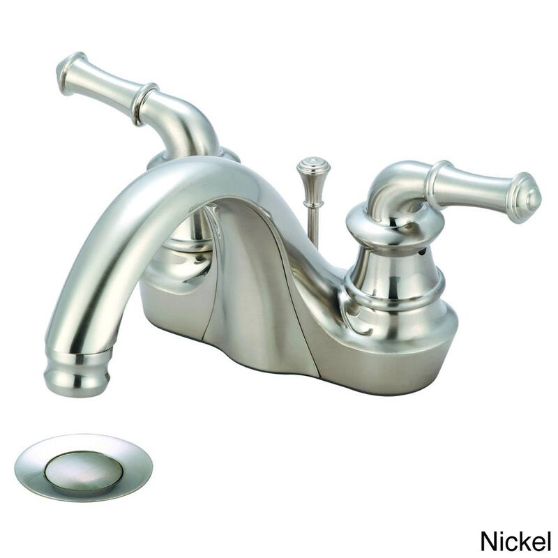 Del Mar Two Handle Bathroom Faucet - - Oil Rubbed bronze - Oil Rubbed bronze - pvd brushed nickel