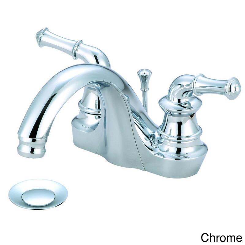 Del Mar Two Handle Bathroom Faucet - - Oil Rubbed bronze - Oil Rubbed bronze - Chrome/White