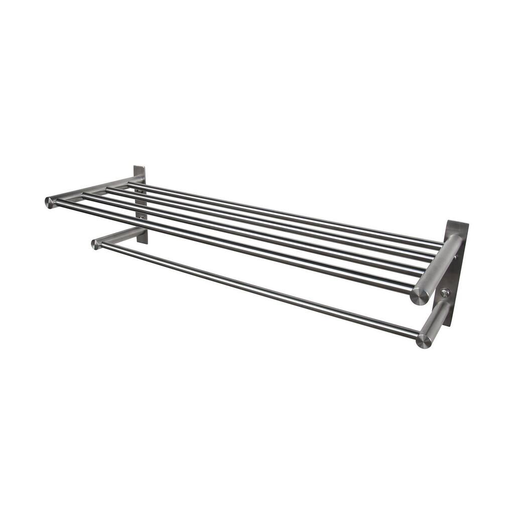 BOANN Solid Stainless Steel Towel Shelf Rack