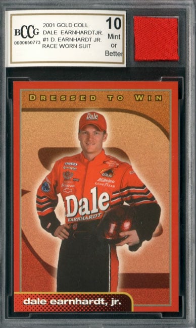 Dale Earnhardt Jr Race Worn Suit Mint 10 GGUM Card
