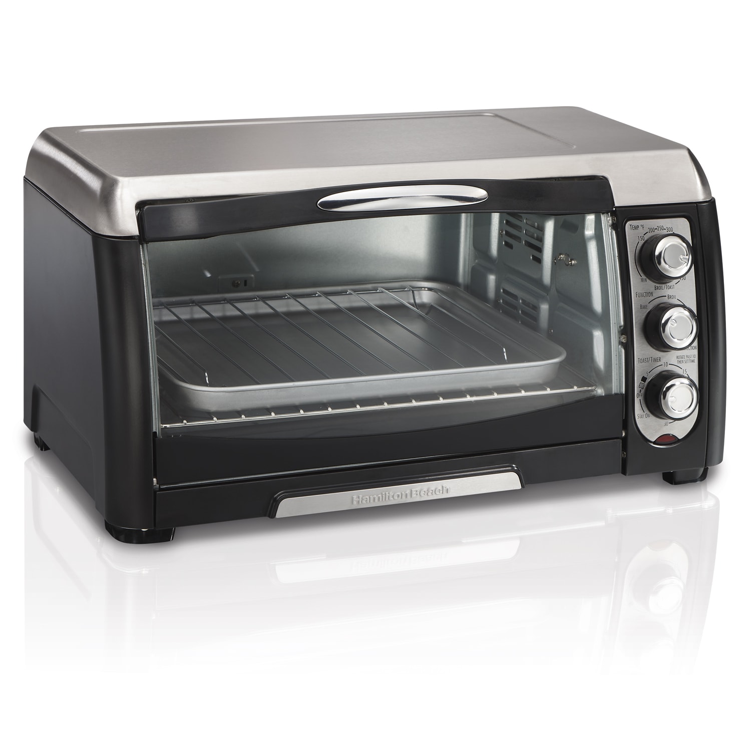 Black & Decker Black 6-Slice Convection Toaster Oven - Shop Toasters at  H-E-B