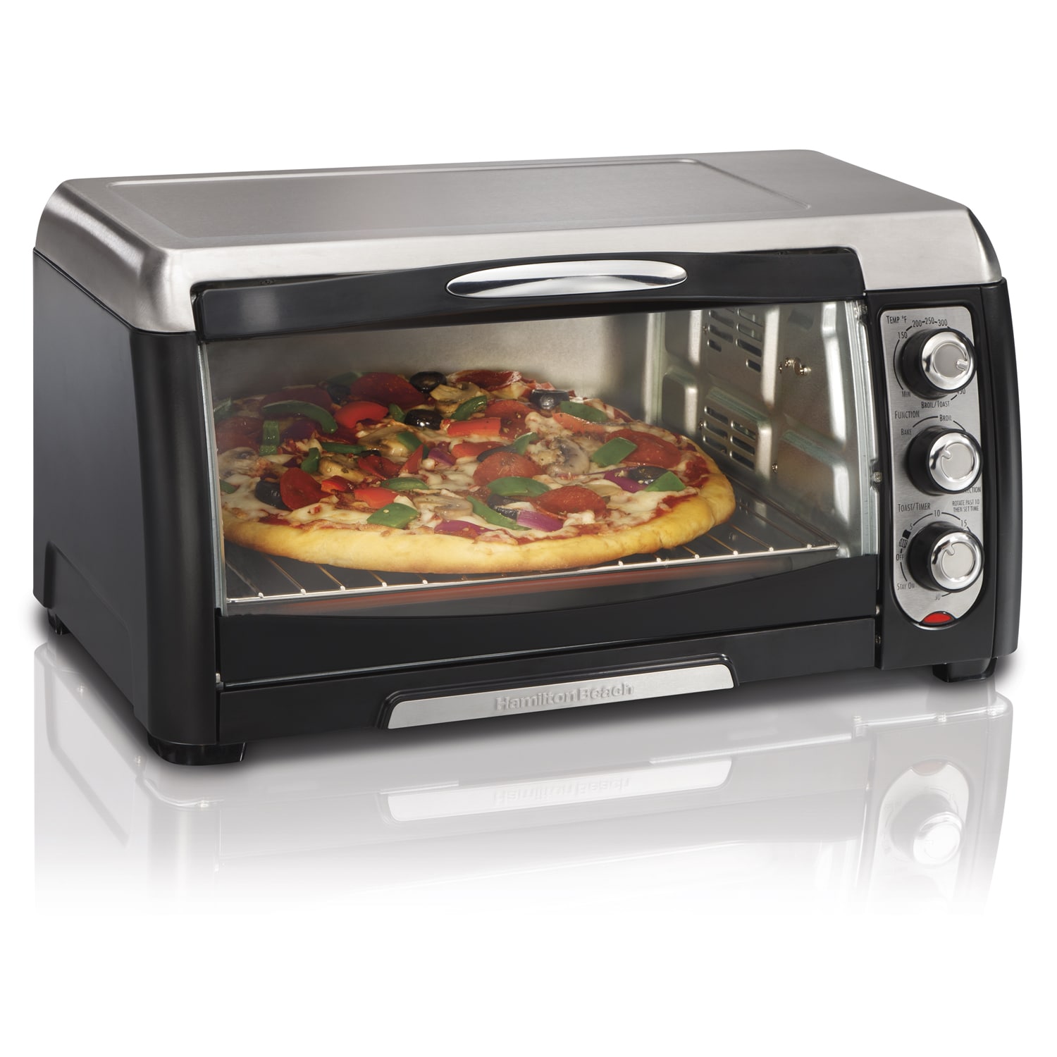 Black & Decker Black 6-Slice Convection Toaster Oven - Shop Toasters at  H-E-B