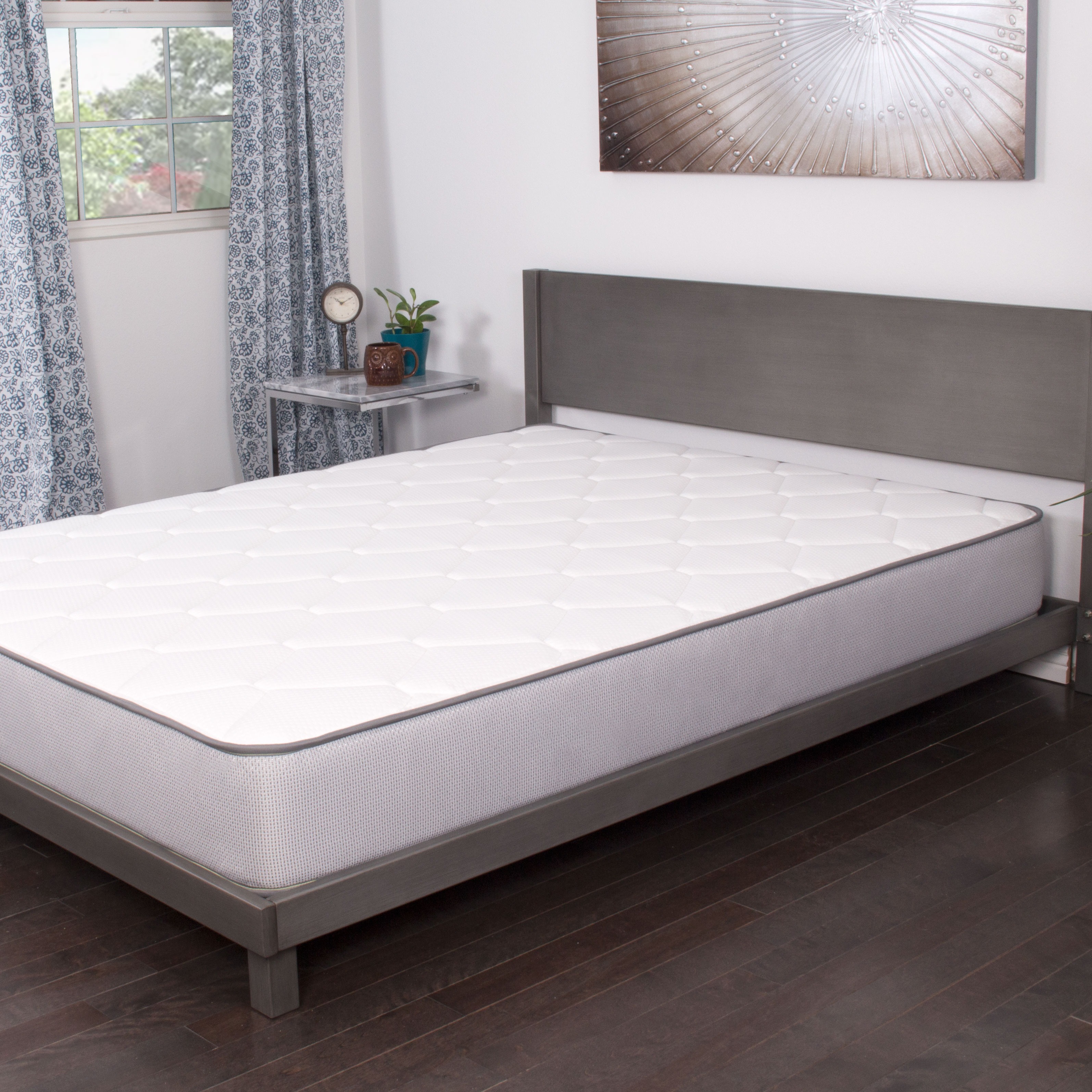 Nuform 9 inch Rv Short Queen size Firm Memory Foam Mattress With Two Bonus Memory Foam Pillows