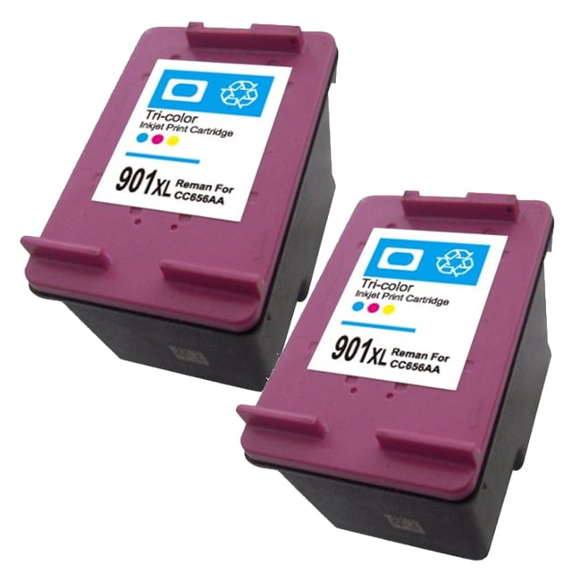 Hp 901xl (cc656an) High Yield Color Ink Cartridge (remanufactured) (pack Of 2)