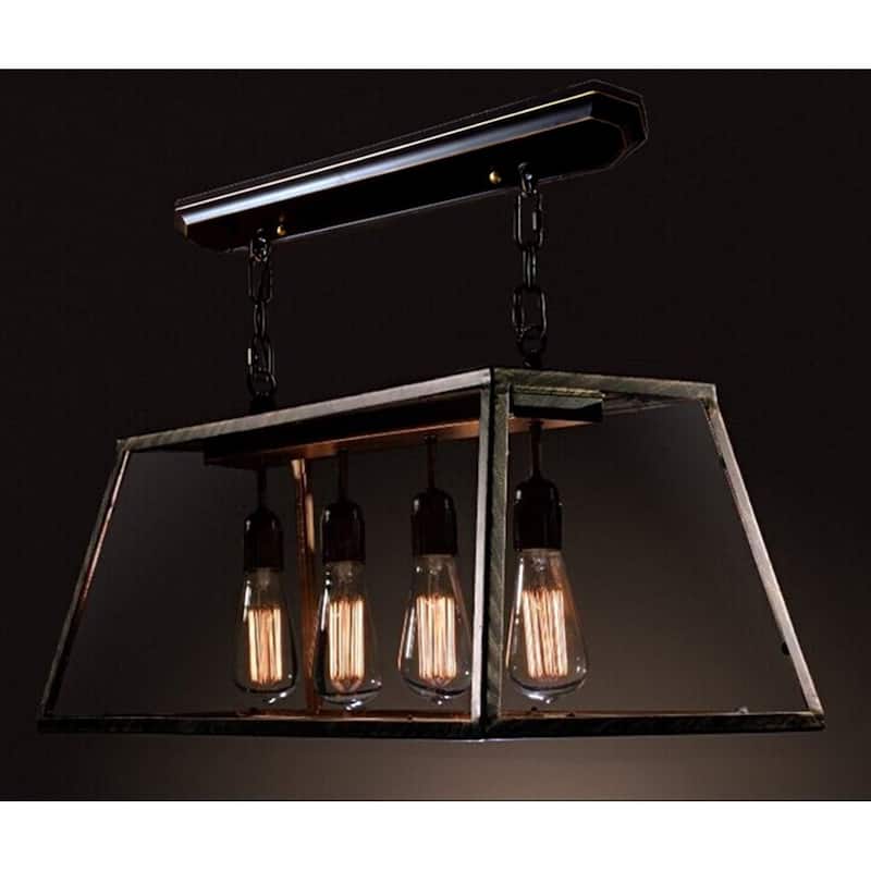 Warehouse of Tiffany's Island 4-light Edison Lamp
