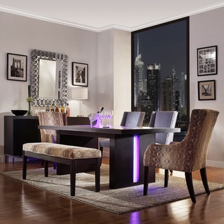 inspire q lorin led round dining table modern