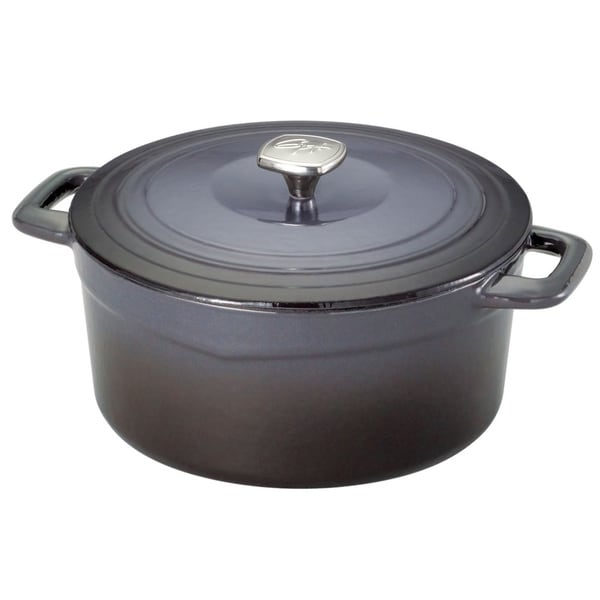 Guy Fieri Graphite 5.5 quart Cast Iron/ Porcelain Dutch Oven