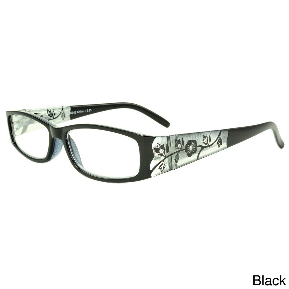 Epic Eyewear Womens Springwood Rectangular Reading Glasses (+3.00)