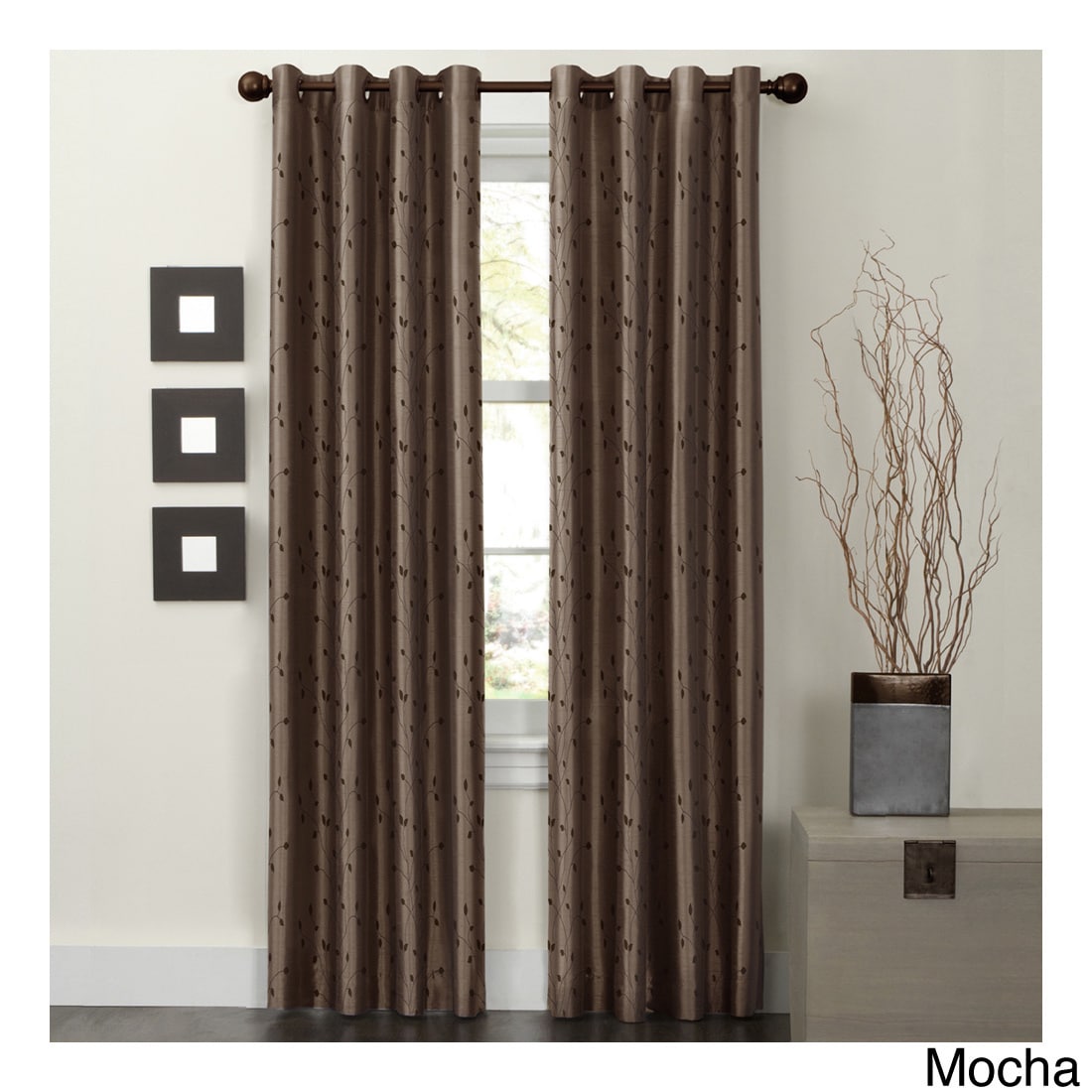 Shop Maytex Jardin Thermal Blackout Room Darkening Faux Silk