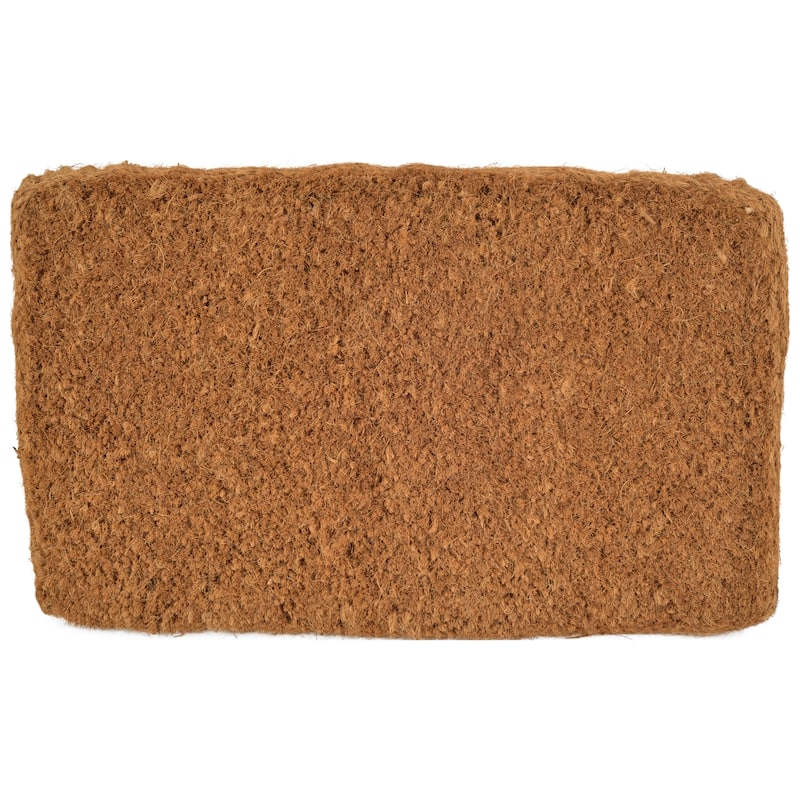 Handmade Plain Coir Doormat - 14 Inches X 24 Inches