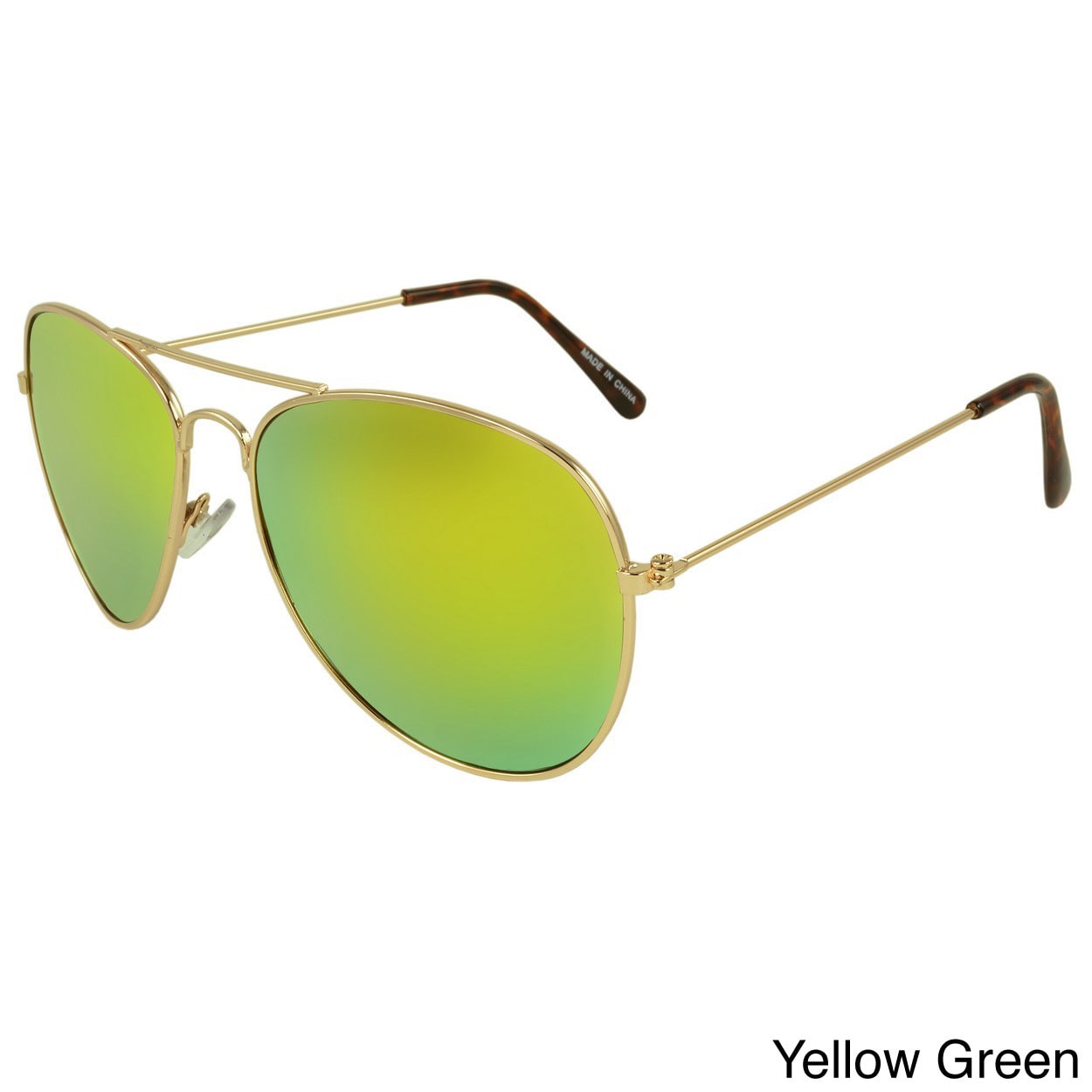 Apopo Eyewear Mens St. Patrick Gradient Aviator Sunglasses