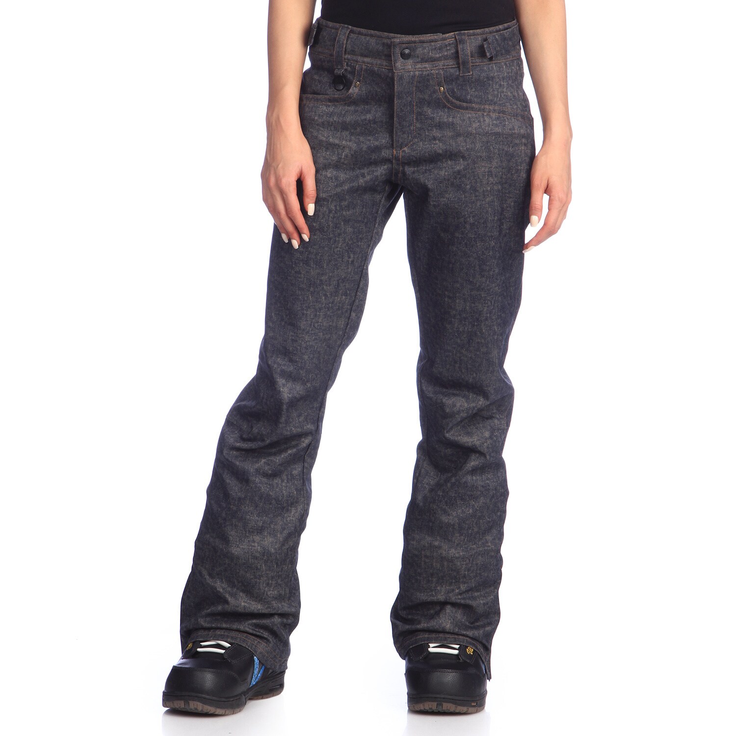 jean snow pants