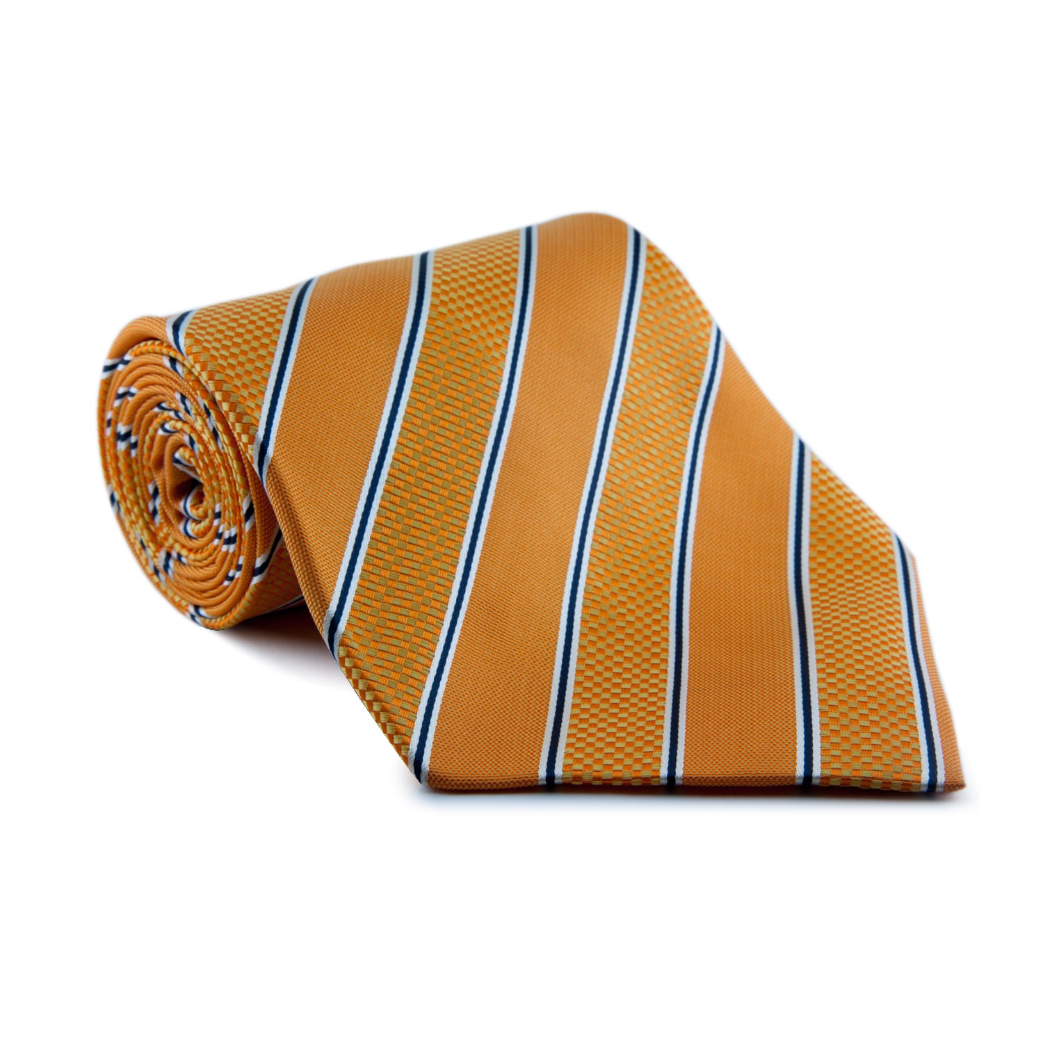 Phatties Orange Zest Neon 5 inch Wide Neck Tie