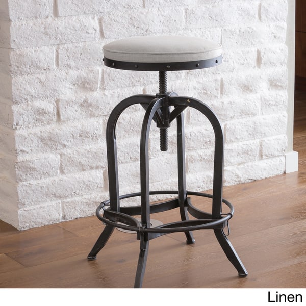 Gunner 28 Inch Swivel Bar Stool By Christopher Knight Home 27 5 33 25 H X 18 5 W Overstock 8672657