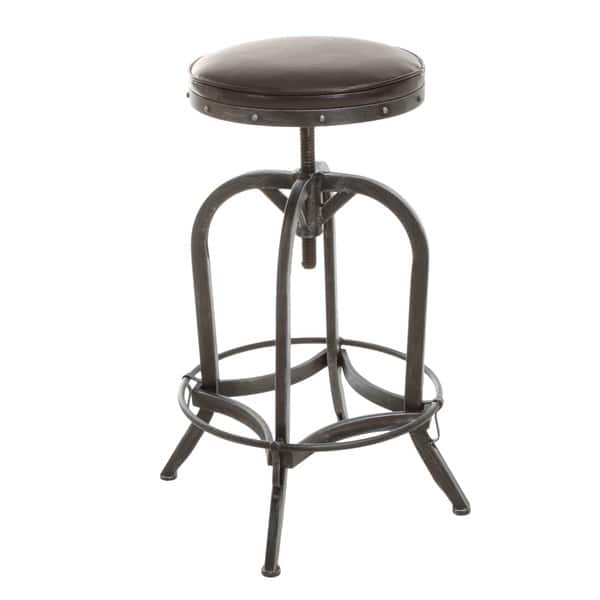 Gunner 28 Inch Swivel Bar Stool By Christopher Knight Home 27 5 33 25 H X 18 5 W Overstock 8672657