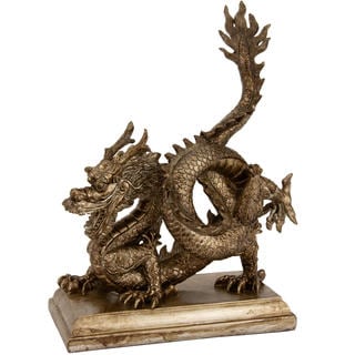 Handmade Chinese Dragon 11-inch Statue (China) - Bed Bath & Beyond ...