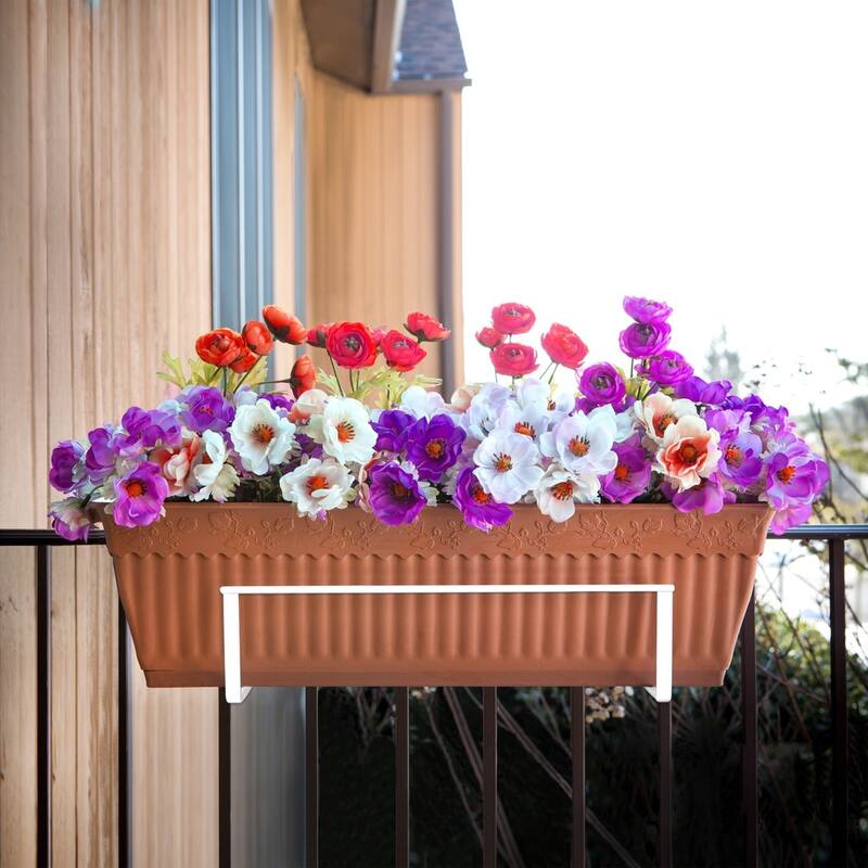Sun Joe Deco Joe Adjustable Flower Box Holder - 18" to 36"