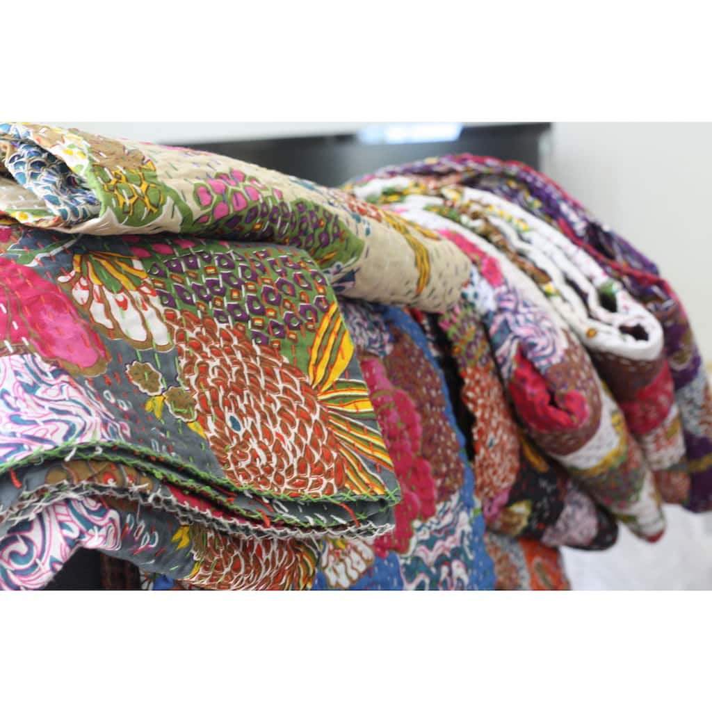 Handmade Kantha Throw (India)