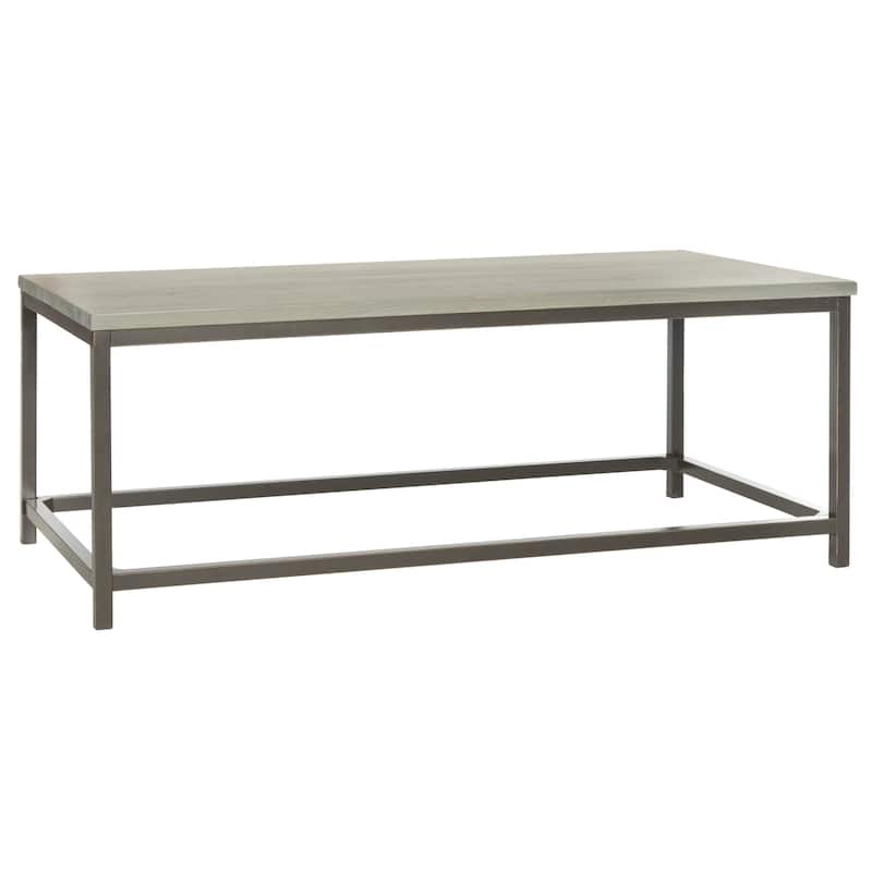 SAFAVIEH Alec Ash Grey Coffee Table - 48" x 24" x 17.7"
