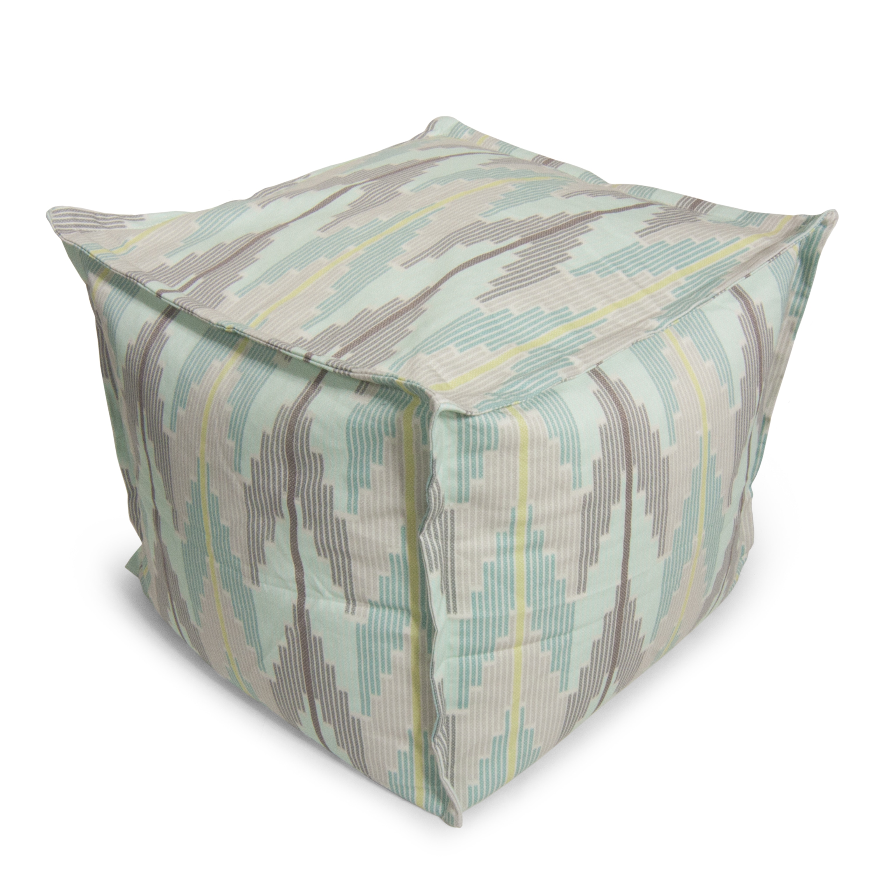 Beansack Muted Chevron Bean Bag Ottoman