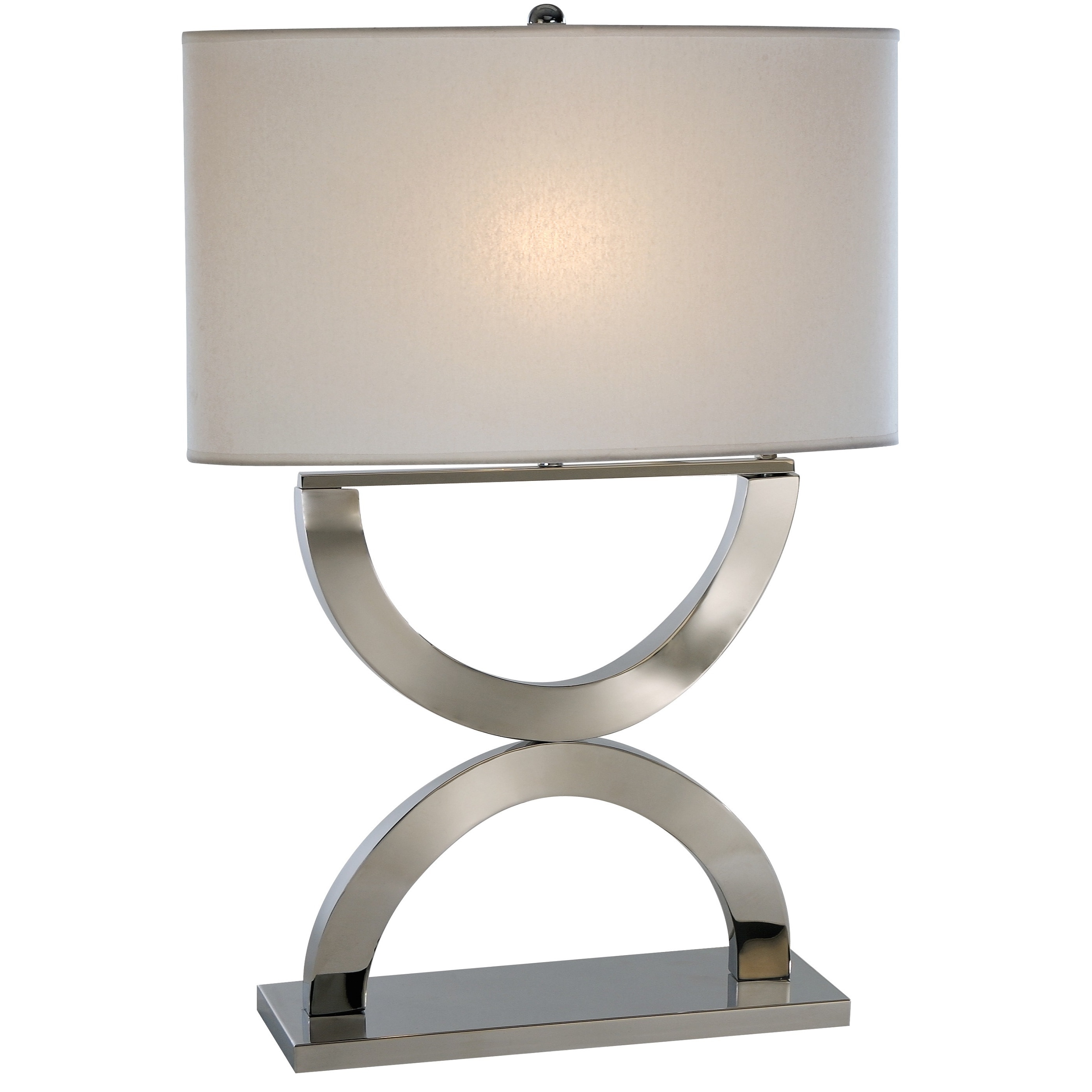 Echo White Table Lamp