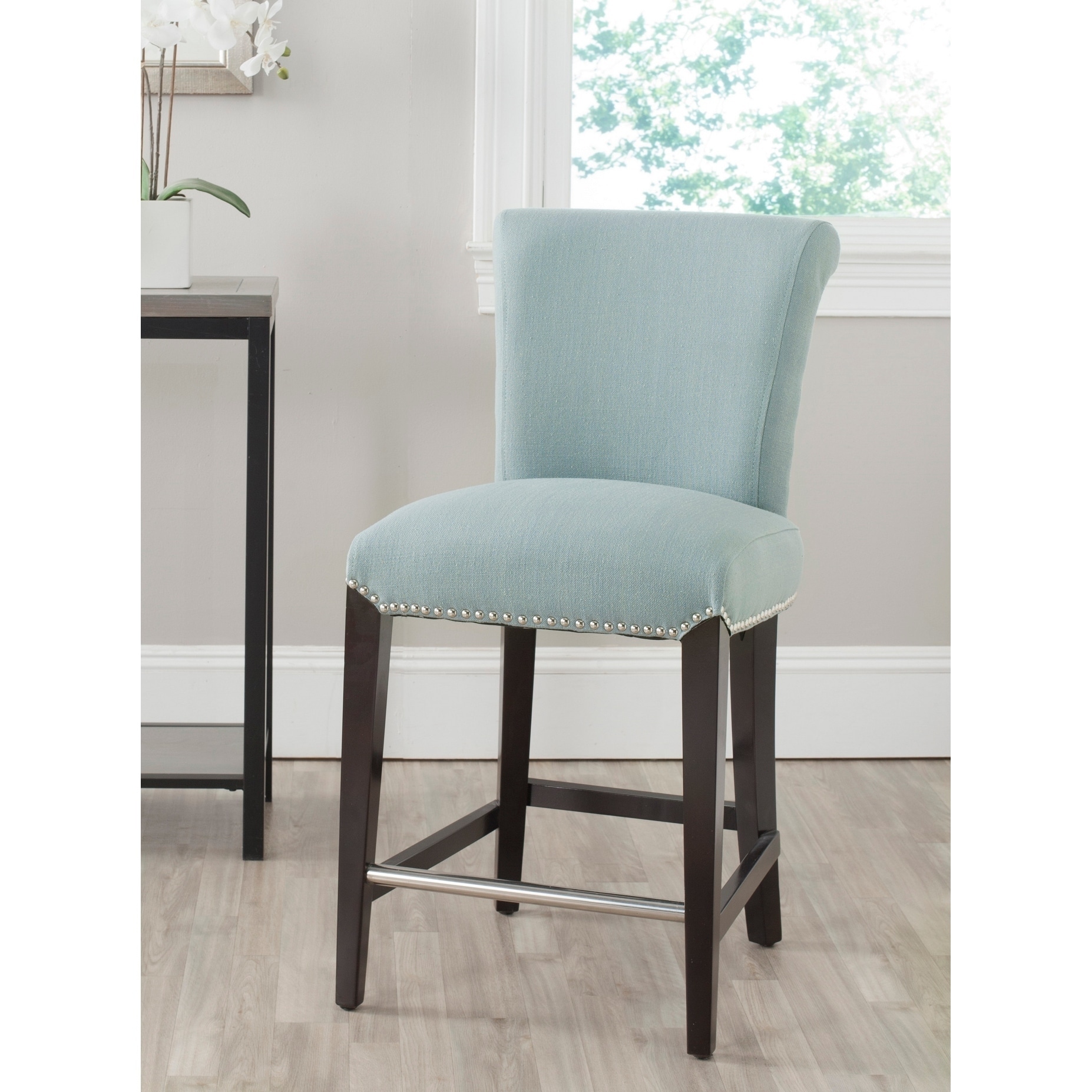 Safavieh Seth Sky Blue Counter Stool