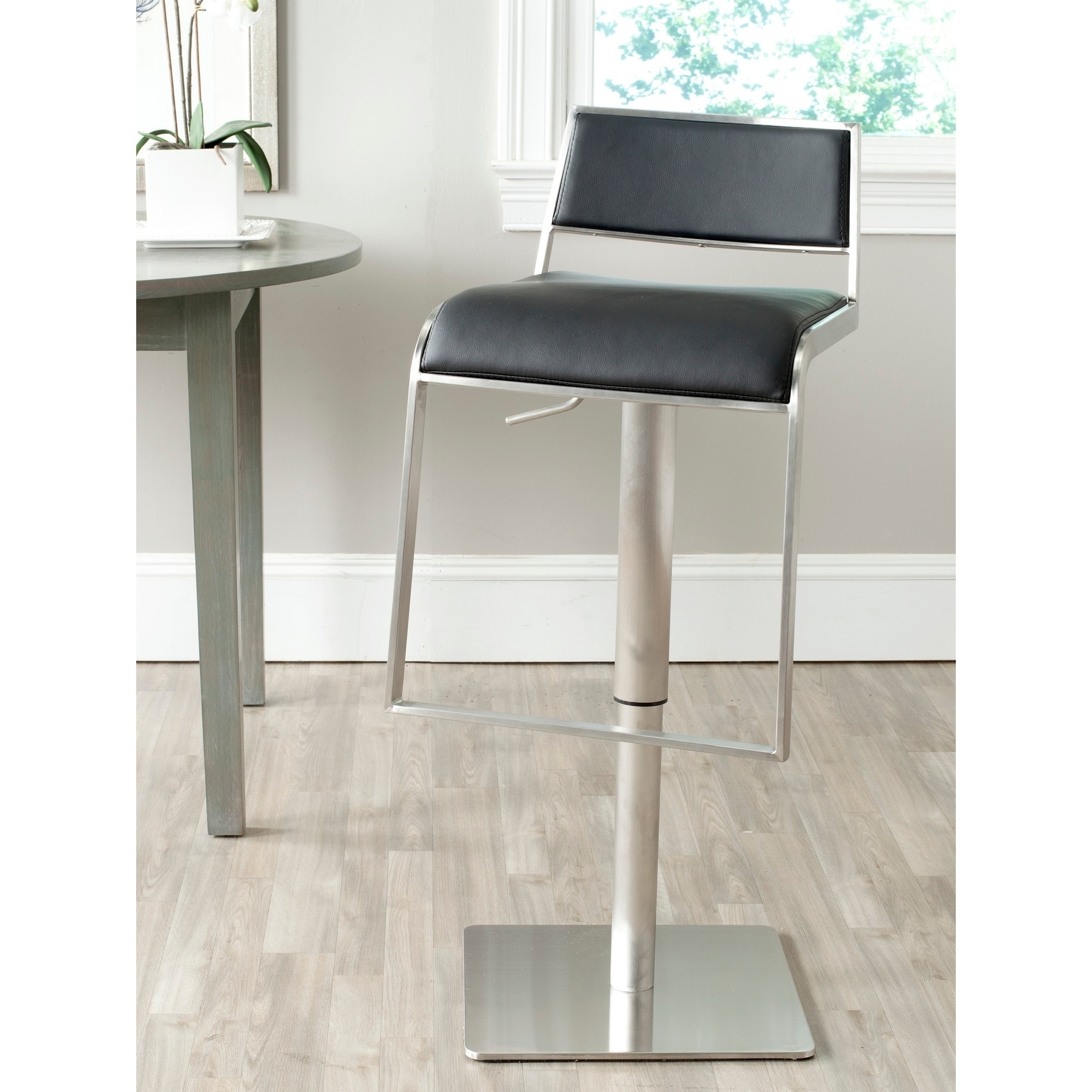 Safavieh Natania Black Barstool