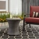 Adriana Outdoor Boho Wicker Accent Table by Christopher Knight Home - Thumbnail 0
