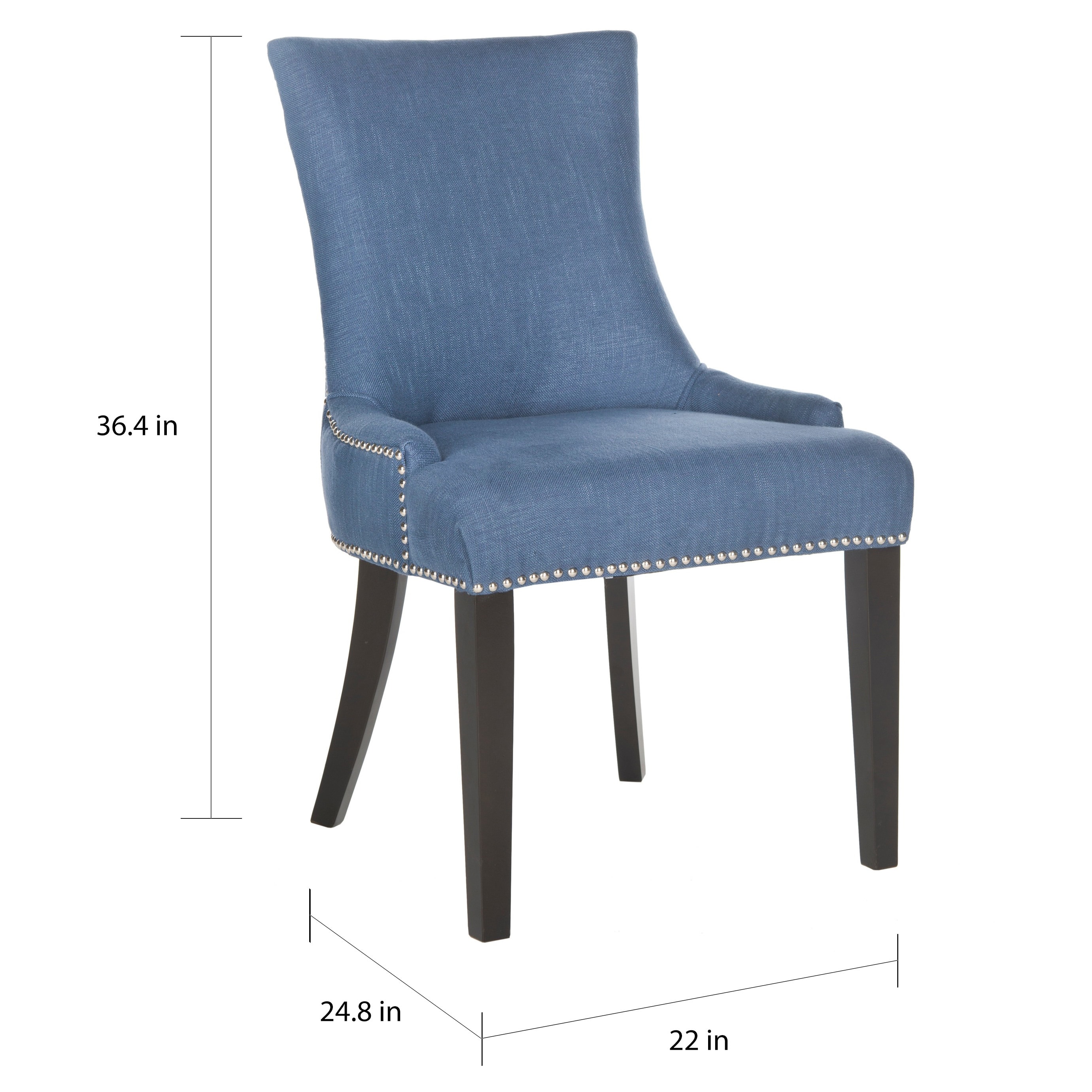 SAFAVIEH Dining Lester Light Denim Blue Chairs Set of 2 22