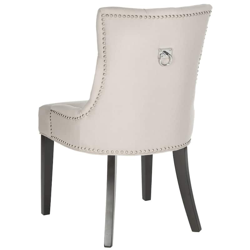 SAFAVIEH Harlow Grey Ring Dining Chair (Set of 2) - 22" x 25.6" x 36.4"