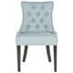 preview thumbnail 2 of 2, SAFAVIEH Dining Harlow Light Blue Ring Chair (Set of 2) - 22" x 25.6" x 36.4"