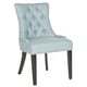 preview thumbnail 3 of 2, SAFAVIEH Dining Harlow Light Blue Ring Chair (Set of 2) - 22" x 25.6" x 36.4"