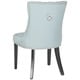 preview thumbnail 4 of 2, SAFAVIEH Dining Harlow Light Blue Ring Chair (Set of 2) - 22" x 25.6" x 36.4"