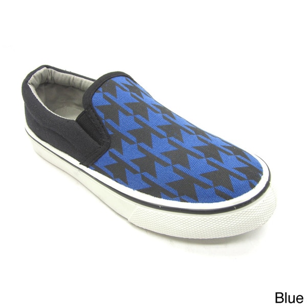 Blue Kids 'B Argo' Canvas Sneakers Blue Slip ons