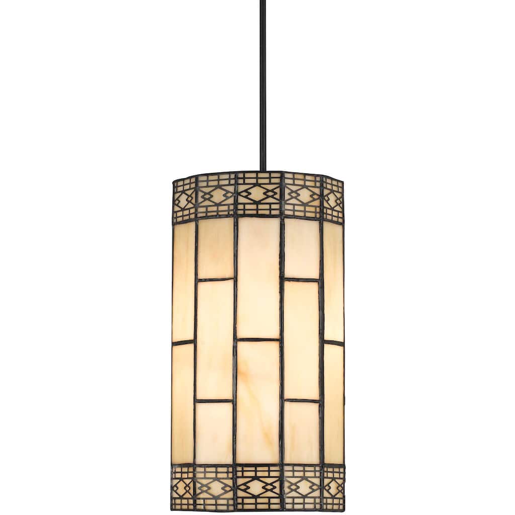 Tiffany-style Art Deco Mini Pendant Fixture