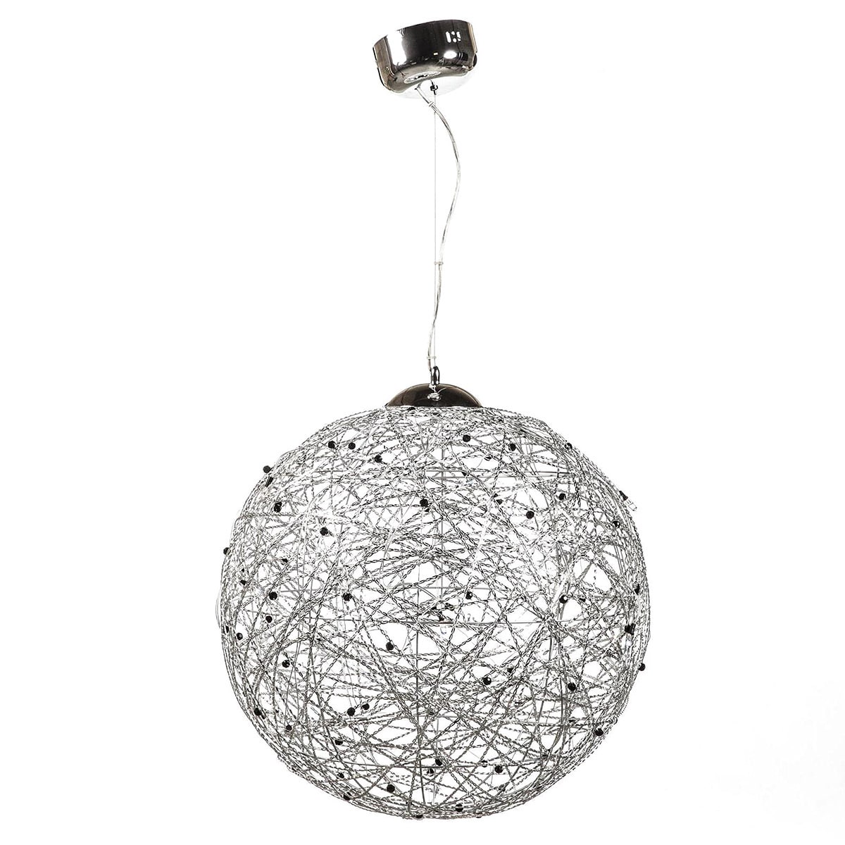 Universe 18 light Silvertone Pendant Lamp