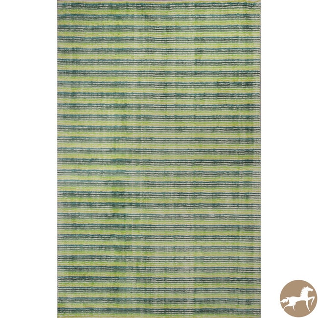 Christopher Knight Home Hand tufted Horizons Green Wool Area Rug (8 X 10)