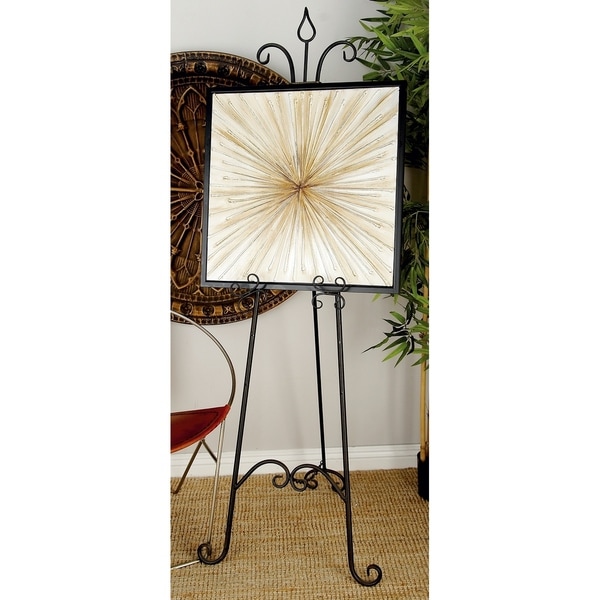 Modern 66 Inch Decorative Iron Painting Easel By Studio 350 Black Ebay