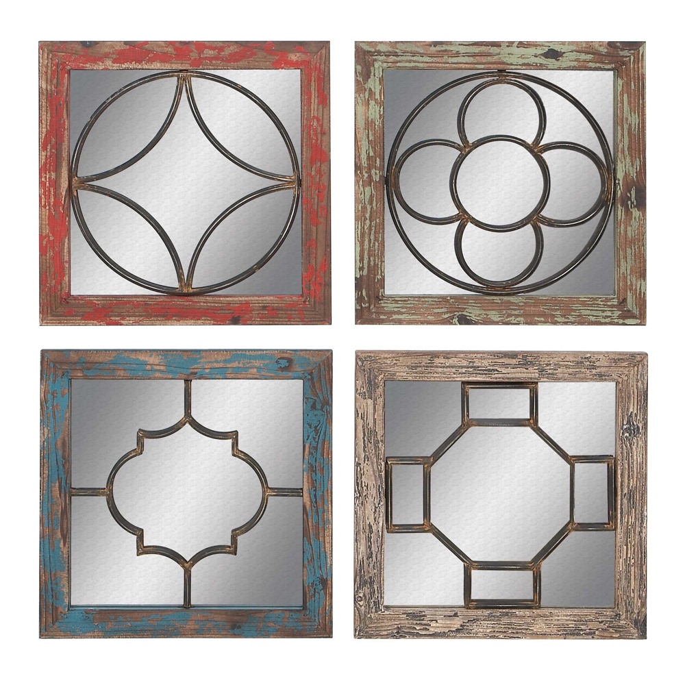 Rustic Mirrors (set Of 4)